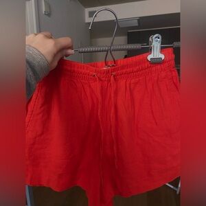 HM linen shorts